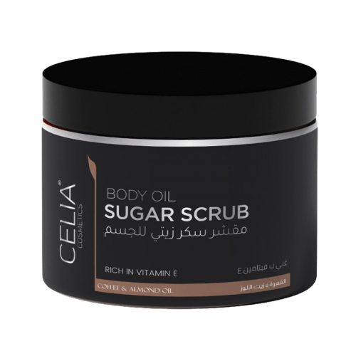 CELIA COFFE & ALMOND OIL BODY OIL SUGAR SCRUB 400 G