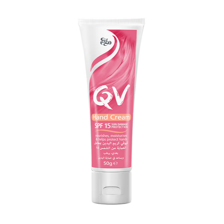 Qv Hand Cream + Spf15 Sun Damage 50 G