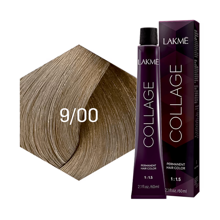 Lakme Collage Permanent Hair Color - Very Light Blonde - 9/00