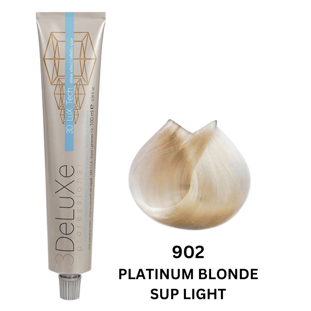 DELUXE HAIR COLOR 100ML 902 PLATINUM BLOND SUP