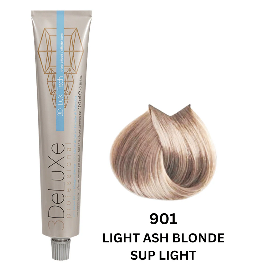 DELUXE HAIR COLOR 100ML 901 LIGHT ASH BLOND SUP