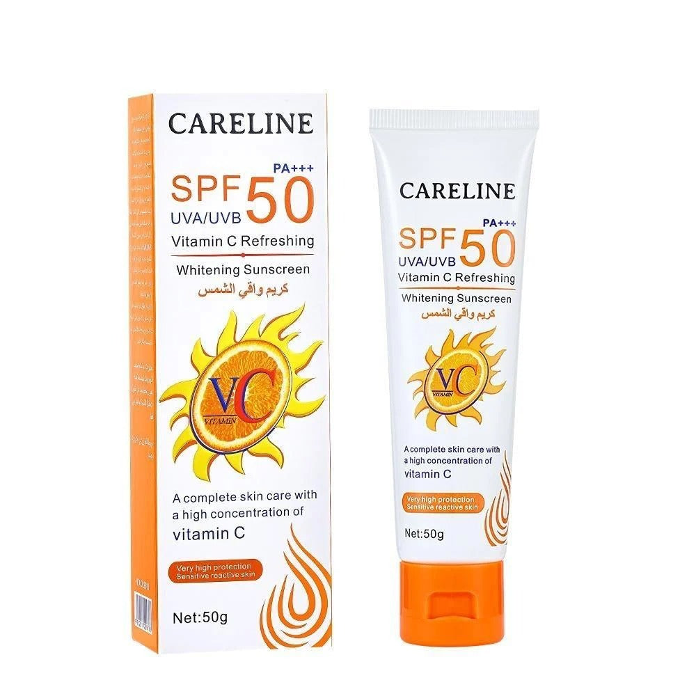 واقي الشمس كيرلاين بعامل حماية 50 وفيتامين سي 50 جم