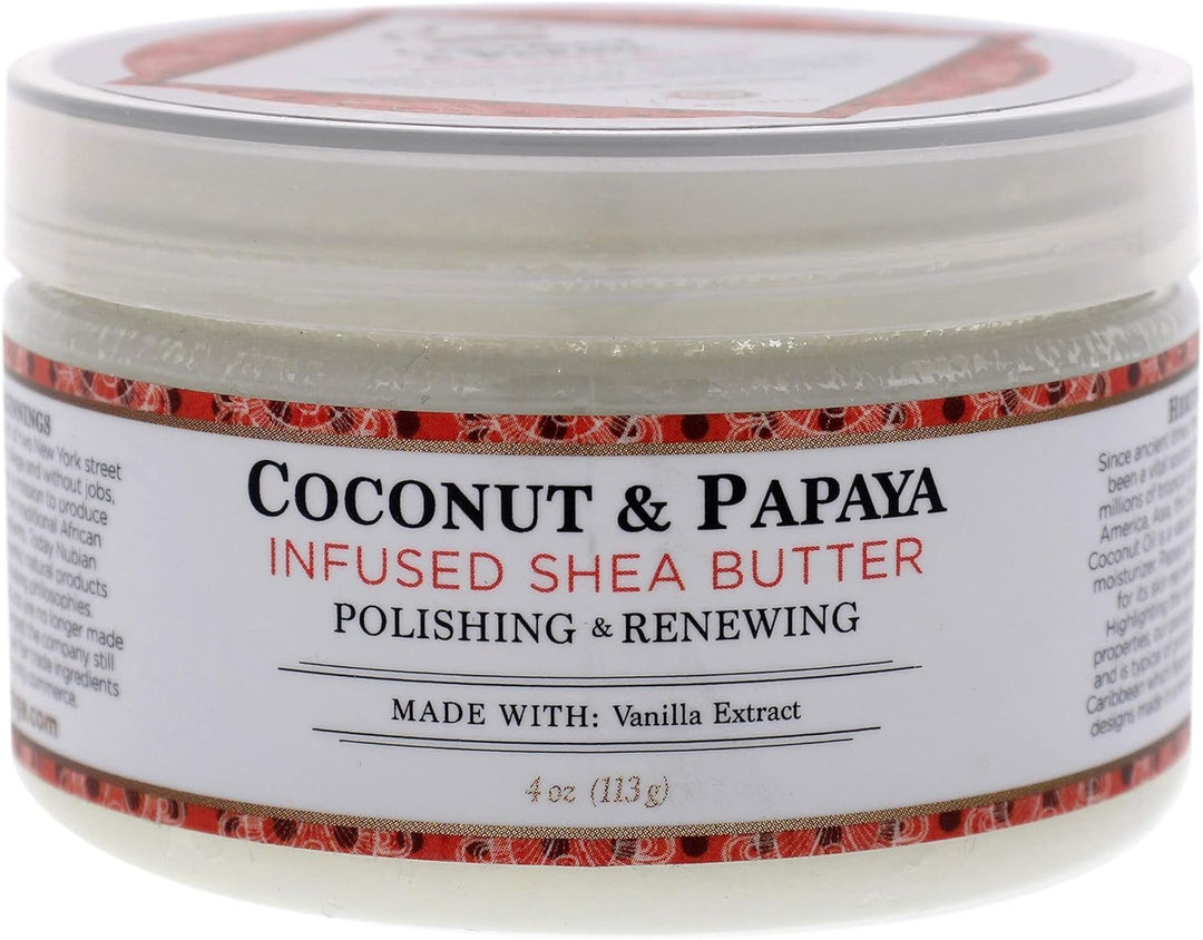 Nubian Heritage Shea Butter body balm, Coconut and Papaya