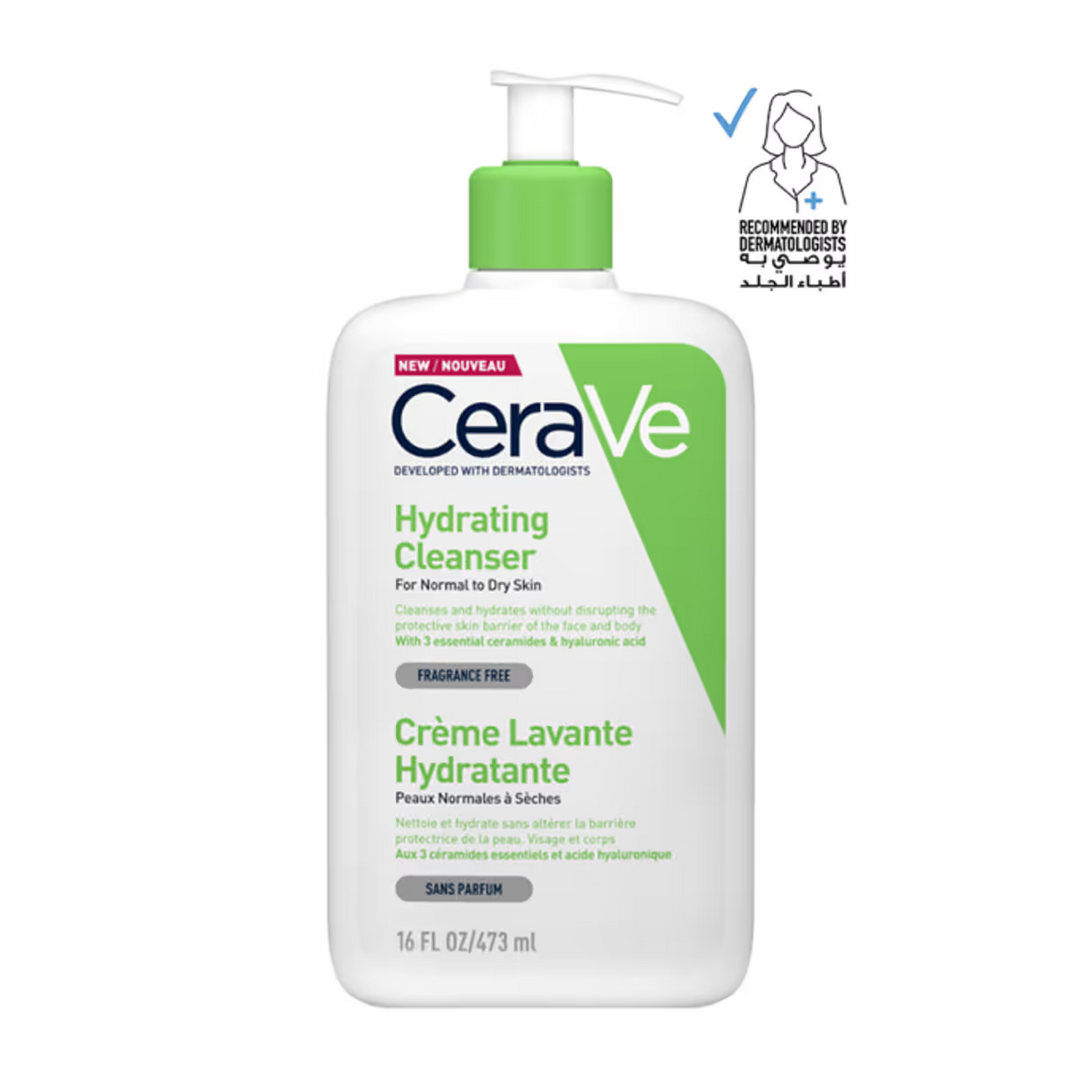 CERAVE HYDRATING FOR NORMAL TO DRY SKIN CLEANSER 473ML