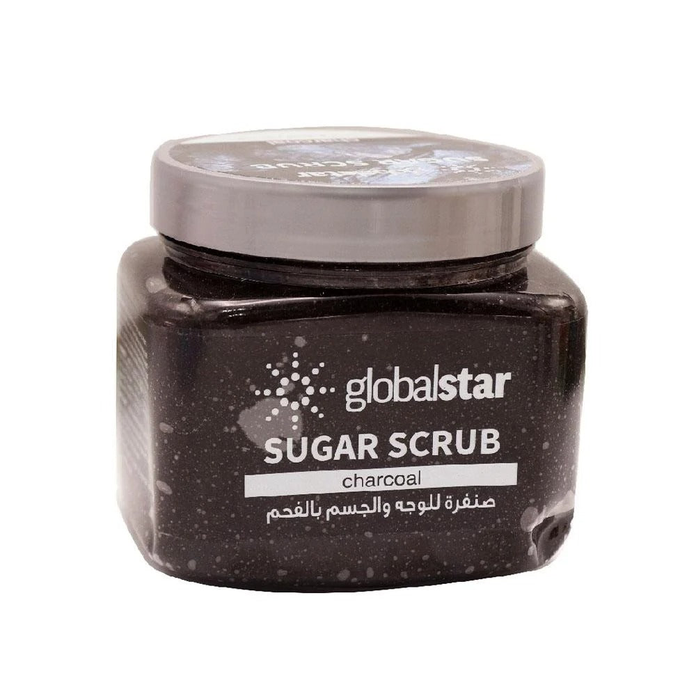 Global StarSugar Scrub Charcoal 600 g