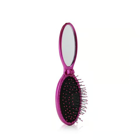 Hair Brush With Mirror Pink Wet Brush