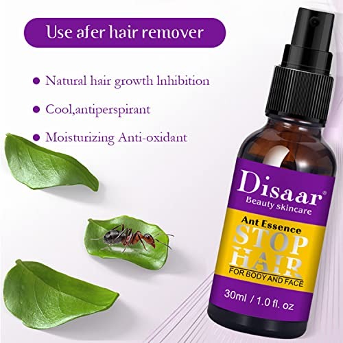 Disaar Suppress Fur Ant Oil Thigh Arm Hair stop Spray Ready Stock 30 ml