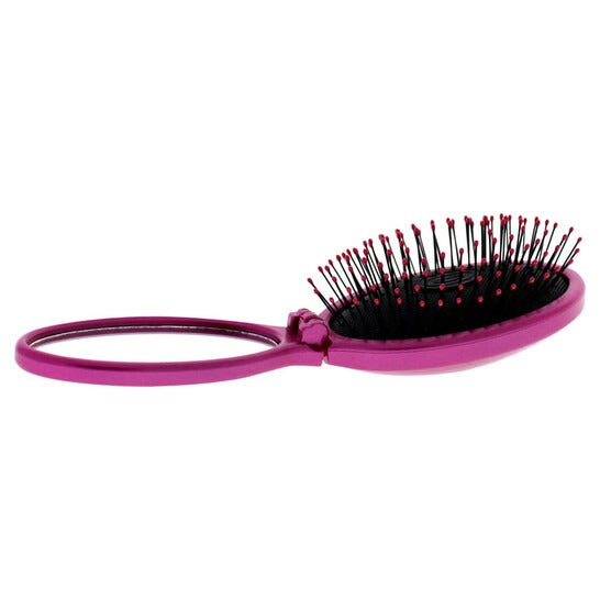 Hair Brush With Mirror Pink Wet Brush