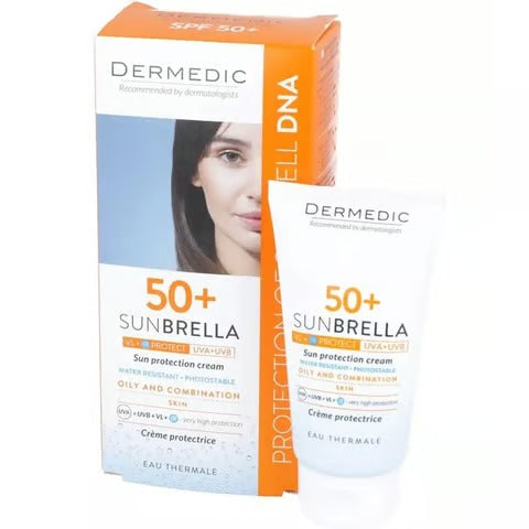 كريم ديرميدك صنبريلا للبشرة الدهنية والمختلطة بعامل حماية من الشمس 50+ - 50 مل