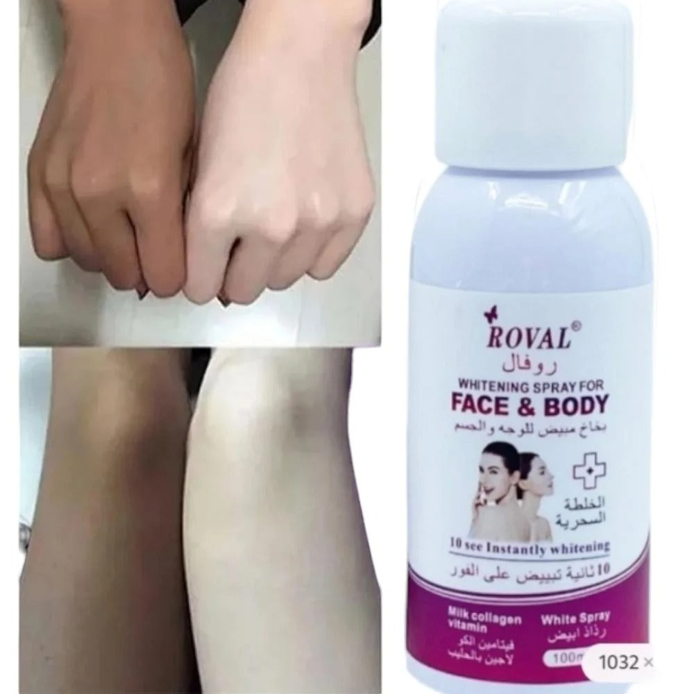 Roval whitening spray for face and body 100 ml