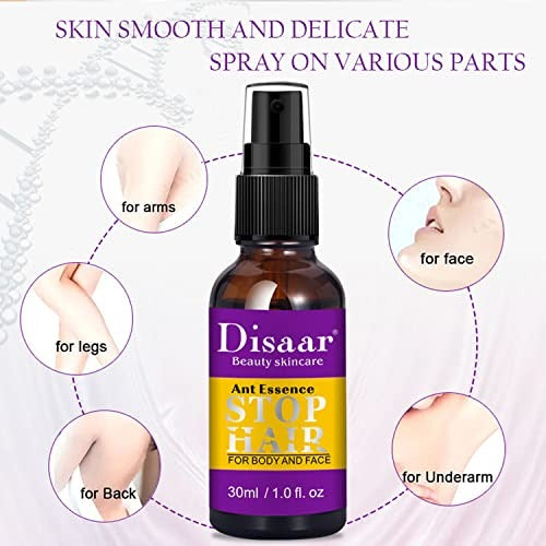 Disaar Suppress Fur Ant Oil Thigh Arm Hair stop Spray Ready Stock 30 ml