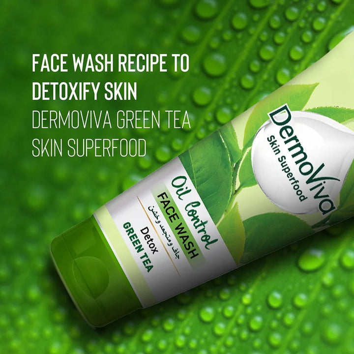 Dermoviva Oil Control Face Wash Green Tea 150ml