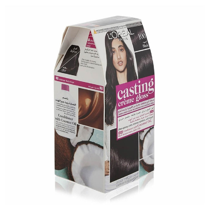 Casting Creme Gloss Hair Colour 100 Black 180ml