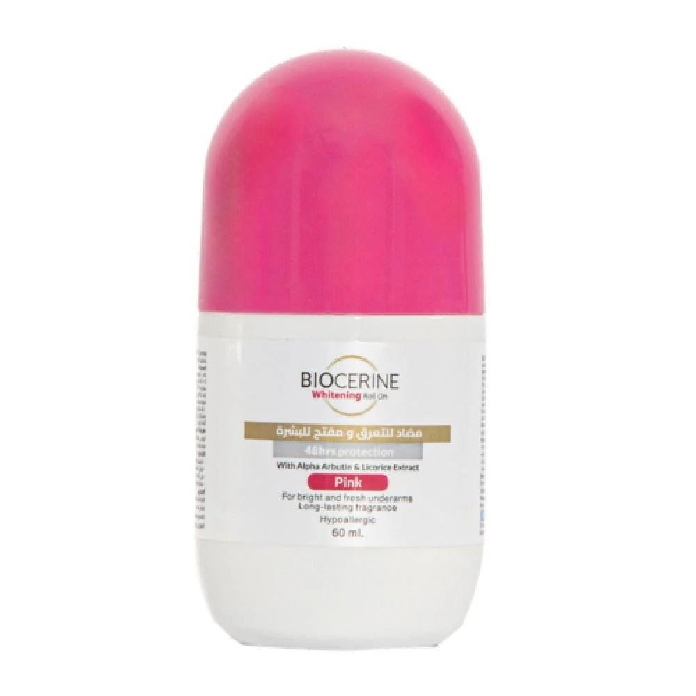 رول تبييض بيوسيرين باللون الوردي