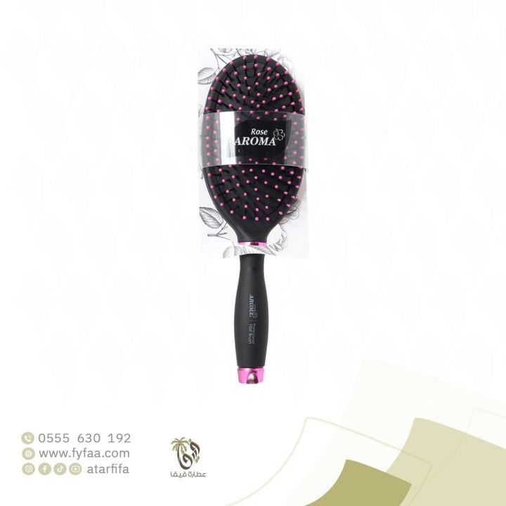 ROSE AROMA HAIR BRUSH LARGE 4720