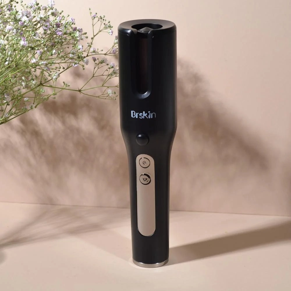 BRSKIN RECHARGEABLE WIRELESS AUTOMATIC HAIR CURLER A6511