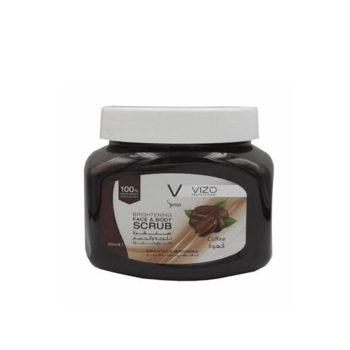 مقشر الوجه والجسم بالقهوة من فيزو 500 مل