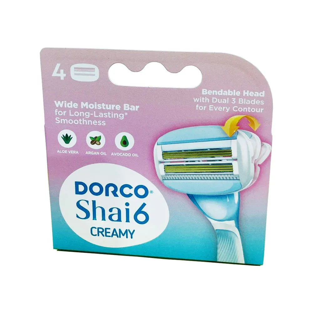 ماكينة حلاقة نسائية من دوركو، 6 قطع واسعة