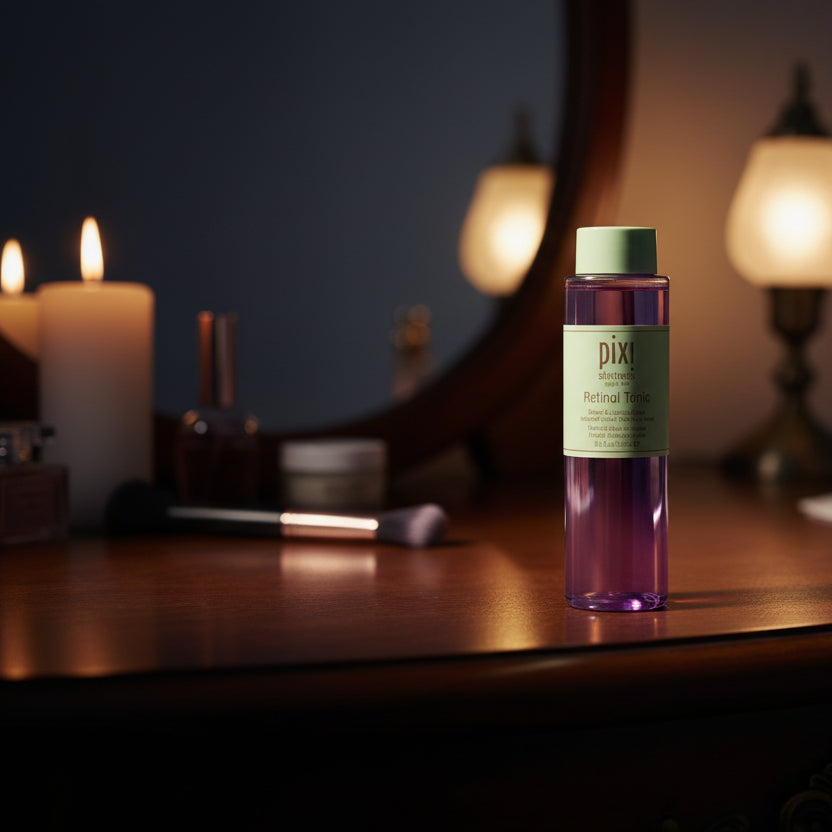 تونر بيكسي ريتينول 250 مل لترطيب لطيف ليلاً وبشرة أكثر نعومة، متوفر لدى ملسا