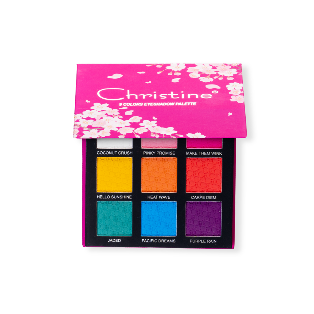 CHRISTINE EYESHADOW 9 COLORS F CH-E2213