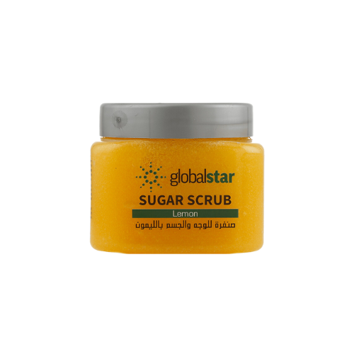 GLOBAL STAR FACE&BODY SUGAR LEMON SCRUB 600ML