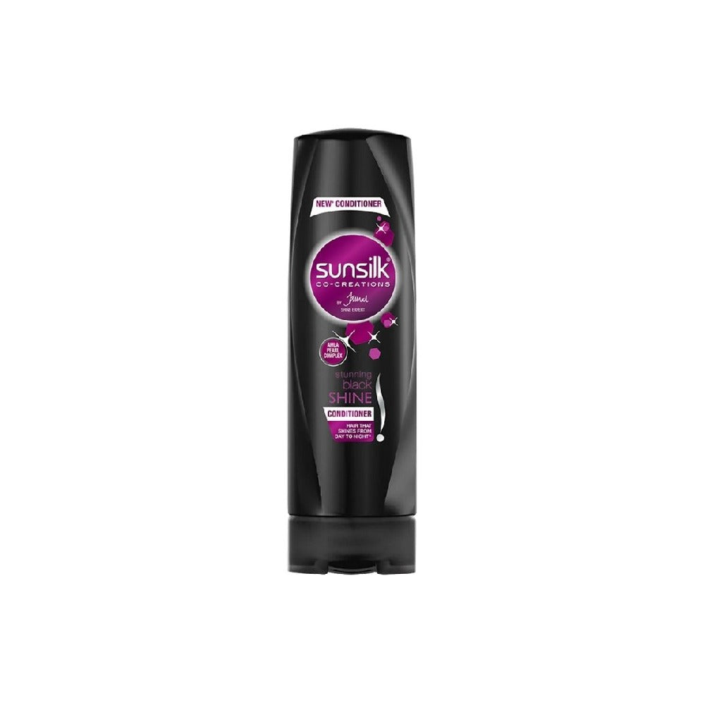 SUNSILK COND. STUNNING BLACK SHINE 350ML