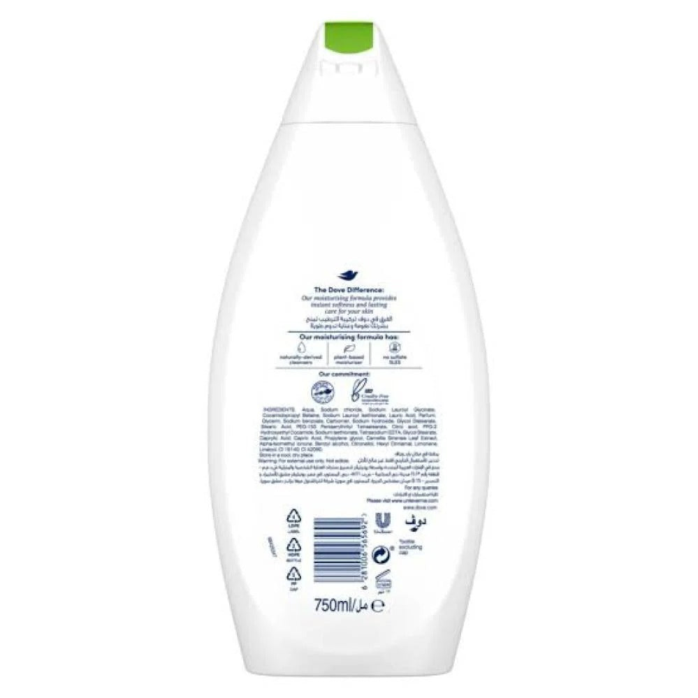 Dove Shower Gel Refreshing Cucumber 750 Ml
