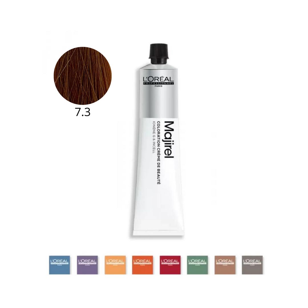Loreal Majirel Hair Color Rev Col-Ab 7.3 Gldn Blonde