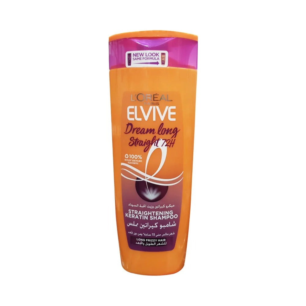 LOREAL ELVIVE DREAM LONG STRAIGHT 72H KERATIN SHAMPOO 200 ML