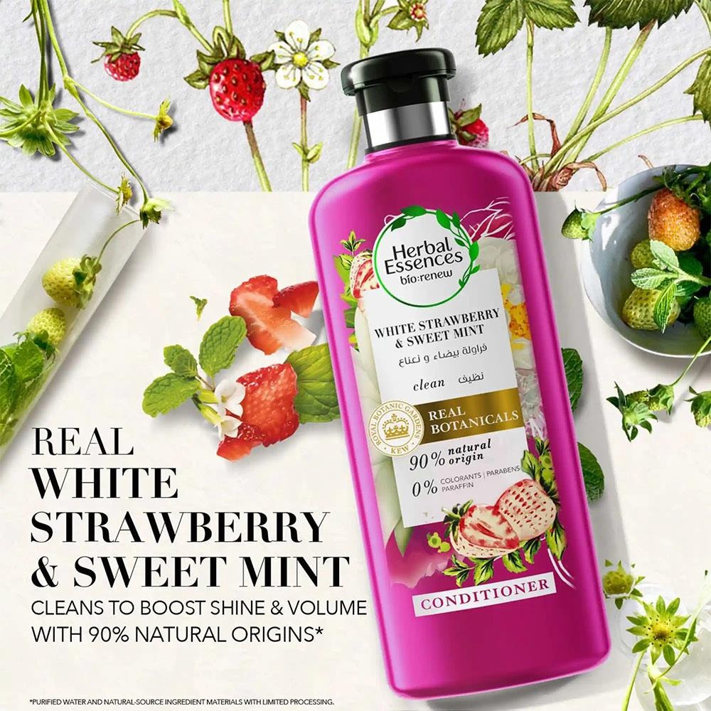 HERBAL ESSENCES CONDITIONER STRAWBERRY & SWEET MINT 400 ML