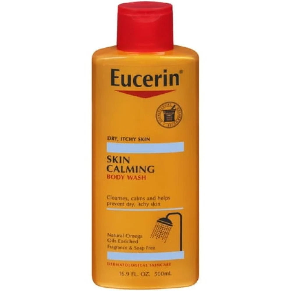 Eucerin Skin Calming Body Wash For Dry Itchy Skin 500 Ml