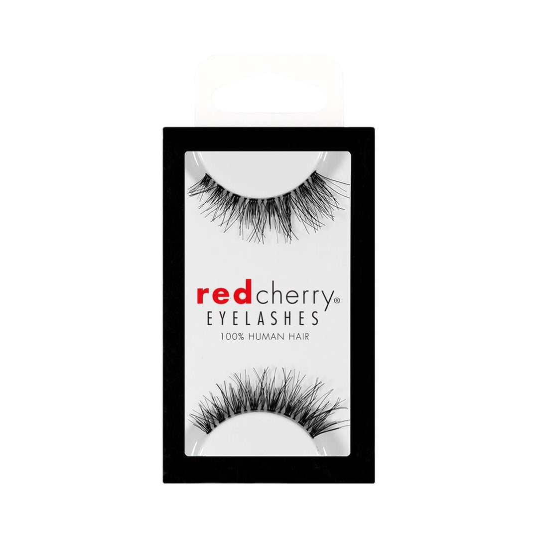 RED CHERRY EYELASHES #DW BLACK