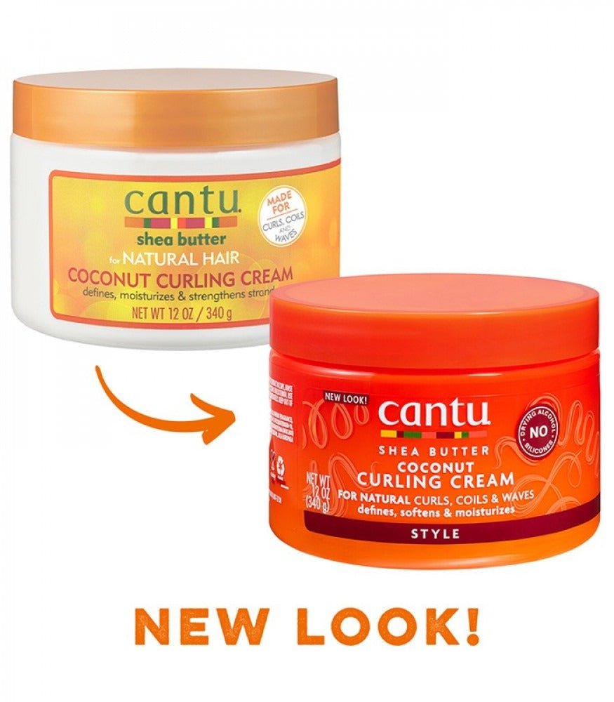 كريم تجعيد الشعر الطبيعي بزبدة الشيا من كانتو، 340 جرام
