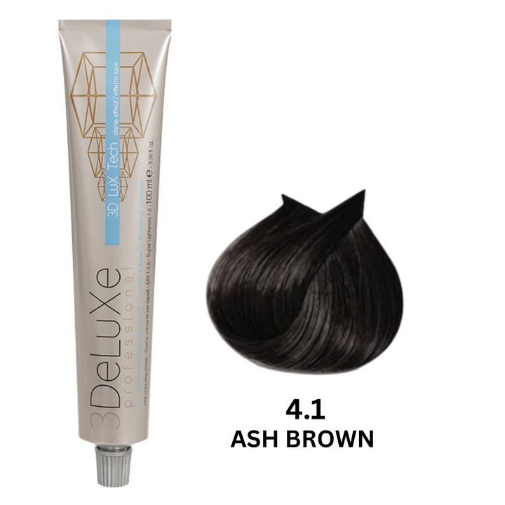 صبغة شعر ديلوكس 100 مل 4.1 بني رمادي