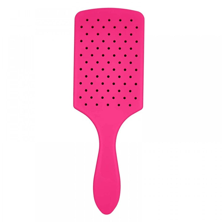 فرشاة شعر مبللة بمجداف لفك التشابك باللون الوردي