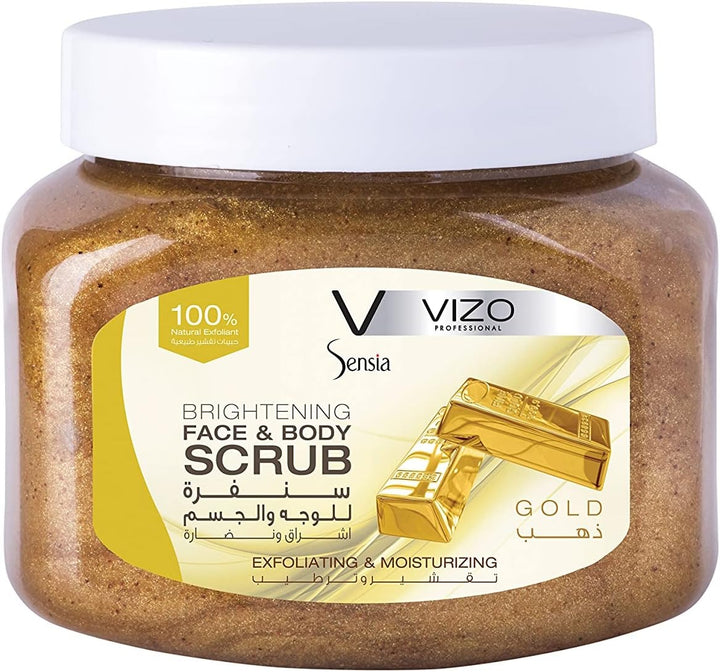 مقشر الوجه والجسم فيزو جولد 500 مل 