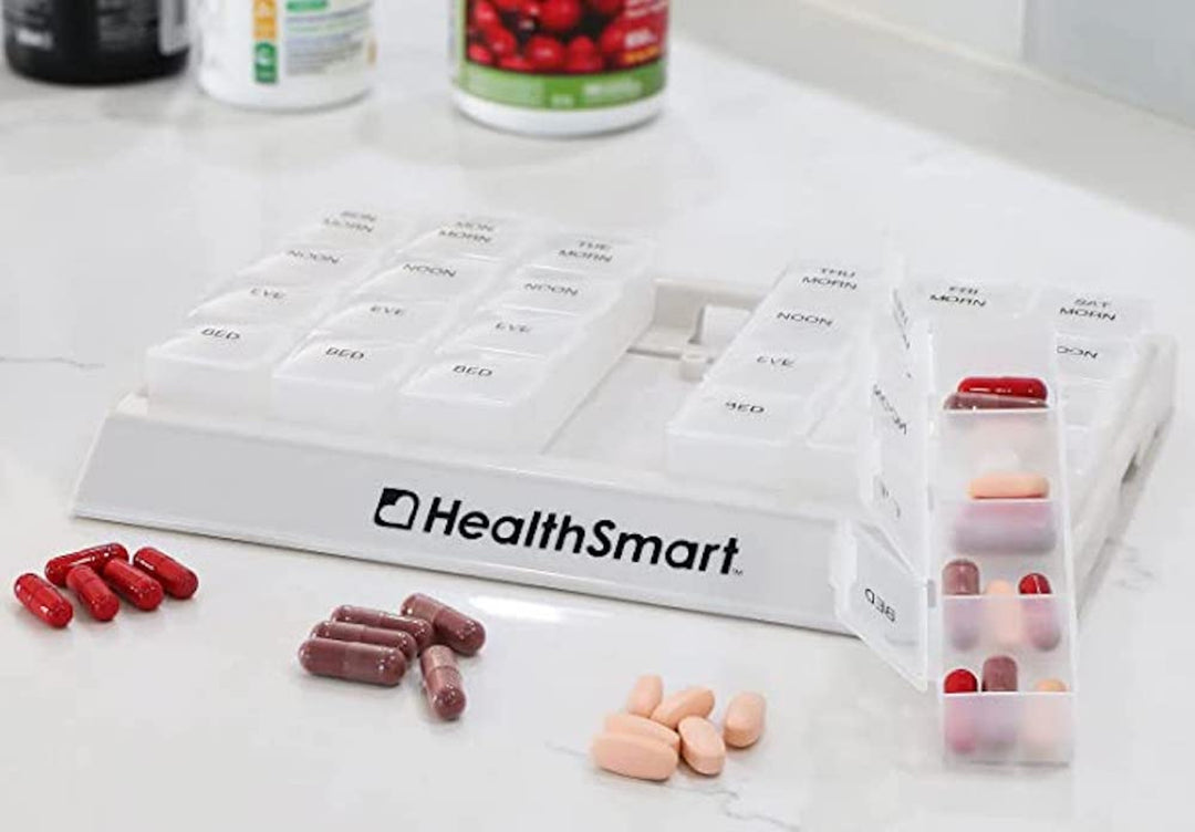 HEALTH&SMART DAILY PILL BOX