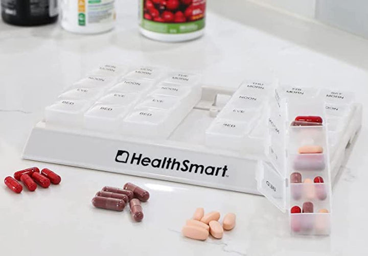 HEALTH&SMART DAILY PILL BOX