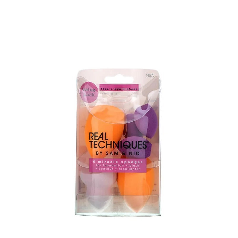 Real Techniques  6 Miracle Complexion Sponges