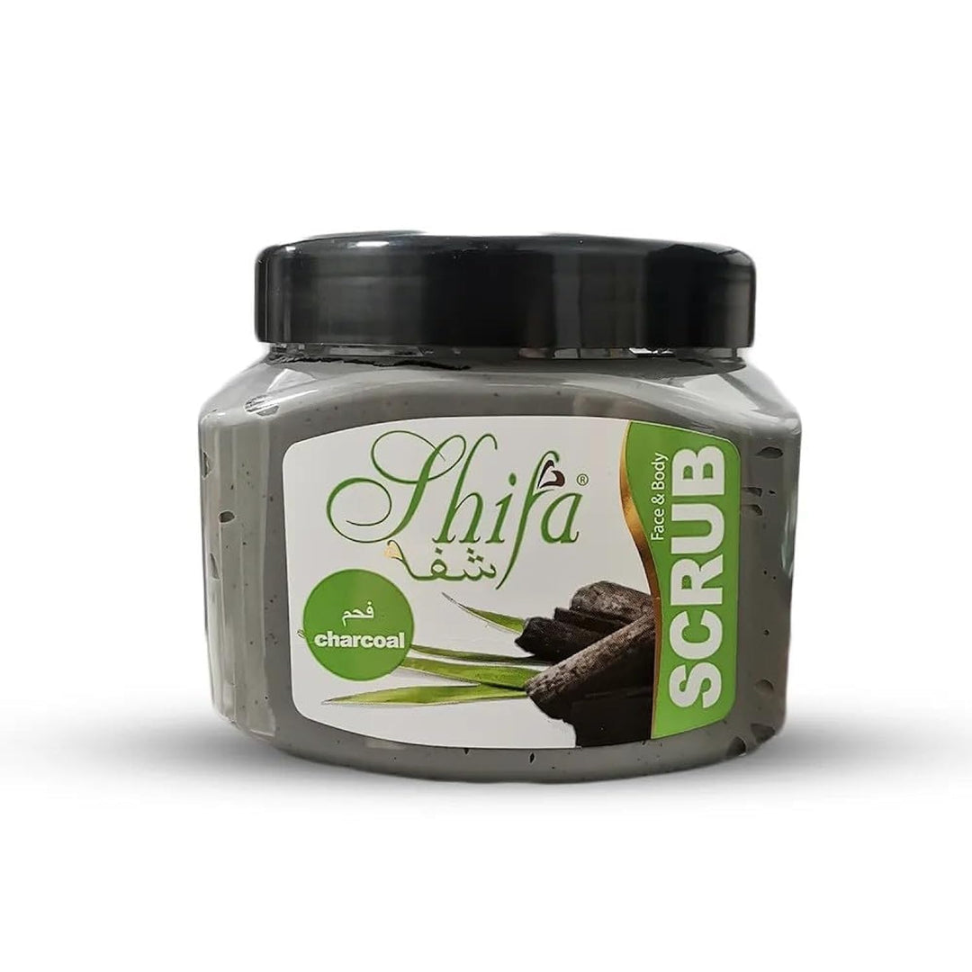 مقشر شفا للوجه والجسم بالفحم 500 مل