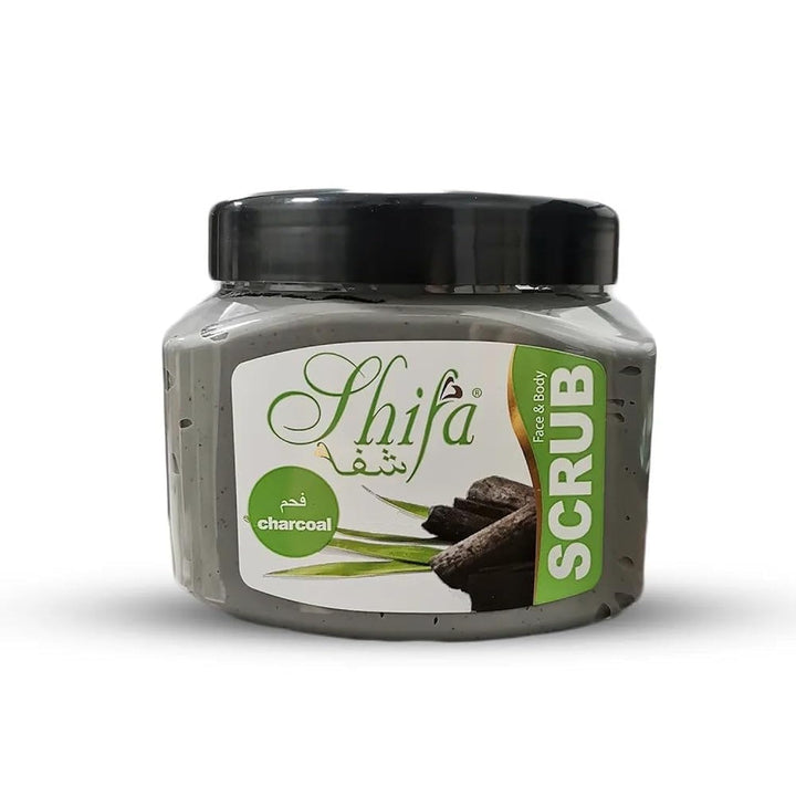 مقشر شفا للوجه والجسم بالفحم 500 مل