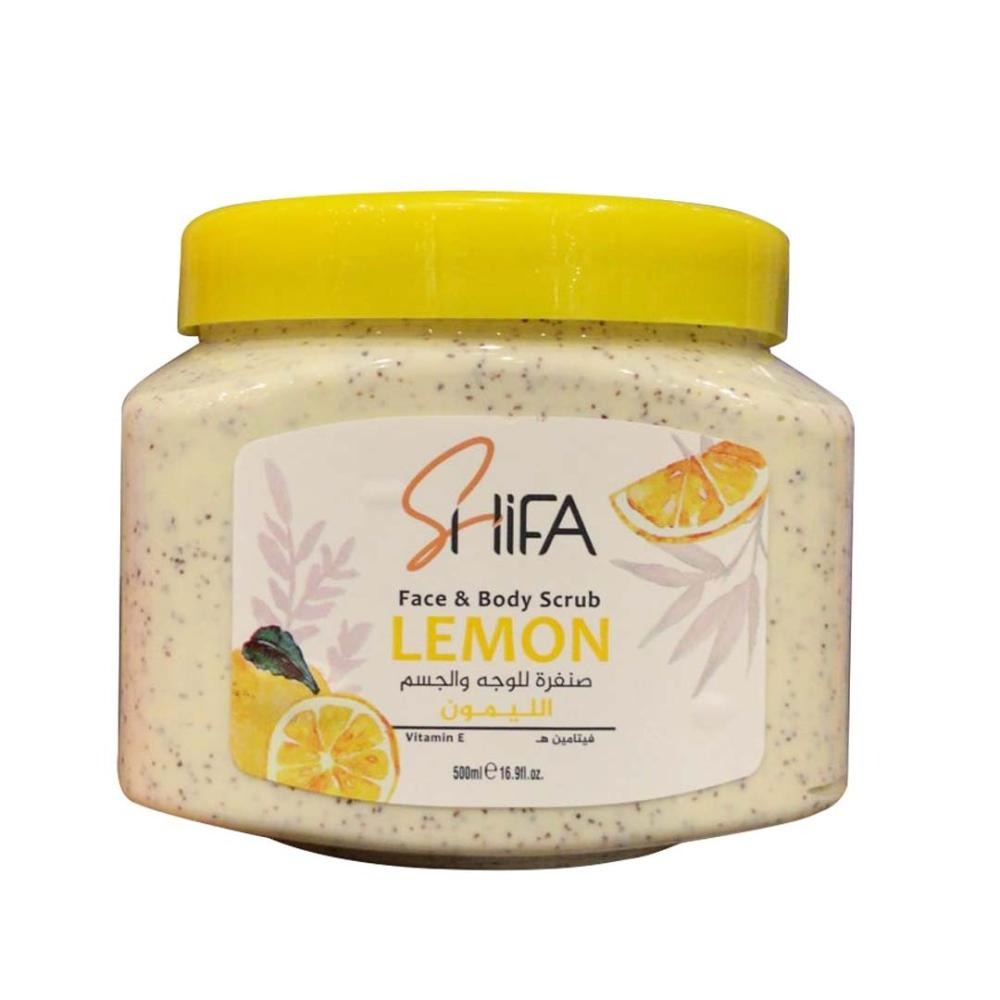 مقشر شفا للوجه والجسم بالليمون 500 مل