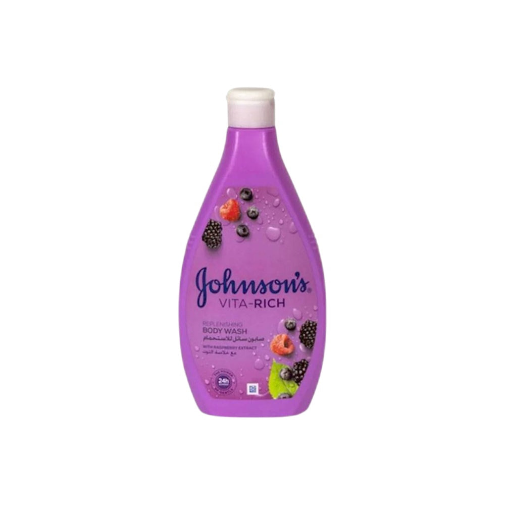 JOHNSON VITA-RICH WITH RASPBEERY EXTRACT BODY WASH 400ML
