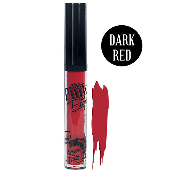 ملمع شفاه سائل غير لامع من ذا بينك إليس، أحمر غامق