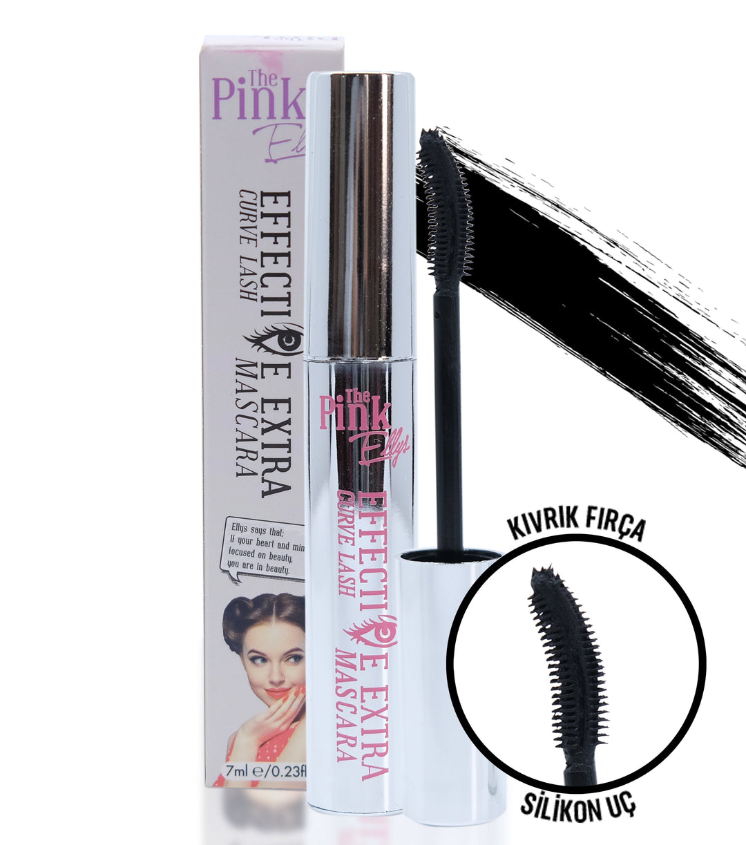 ماسكارا بينك إليز الفعالة ذات المنحنيات الإضافية