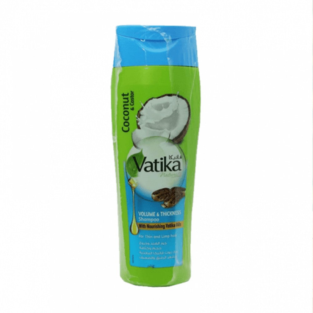 Vatika Shampoo Coconut & Castor Volume and Density 400 ml - 2 Pieces
