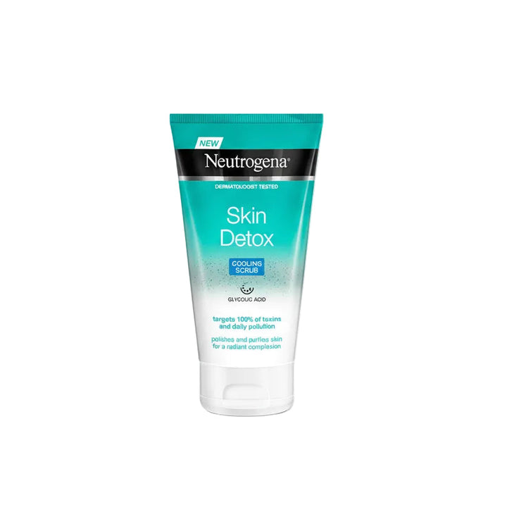 Neutrogena skin detox cooling scrub 150ml for deep pore cleansing and refreshed skin at MALSA