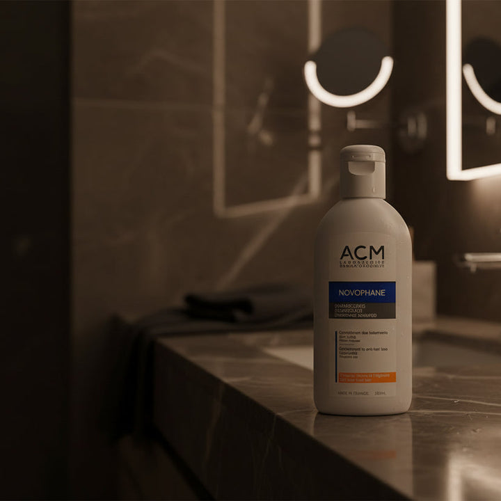 شامبو ACM نوفوفان المنشط 200 مل لتنظيف الشعر اليومي والحفاظ على صحة فروة الرأس متوفر لدى ملسا