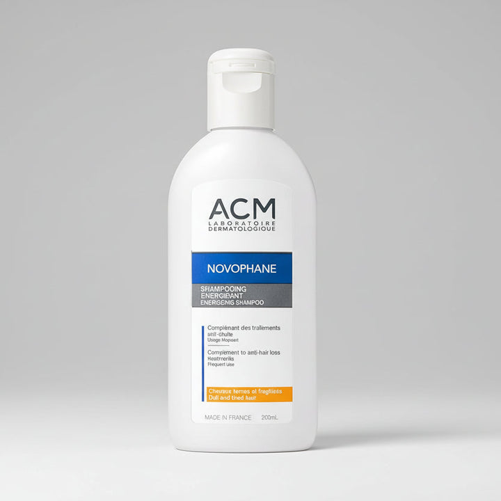 ACM Novophane energizing shampoo 200ml for daily hair cleansing and healthy scalp at MALSA