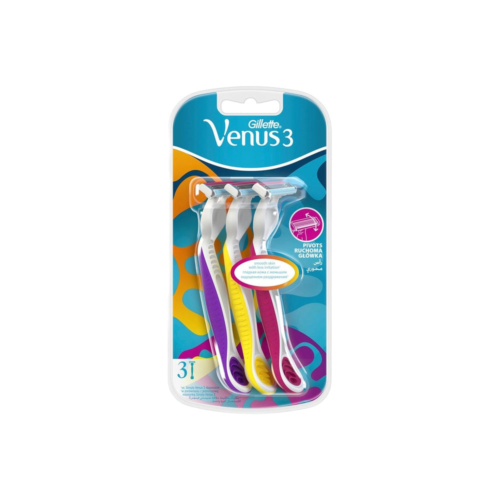 جيليت سيمبلي فينوس 3 قطع شفرات